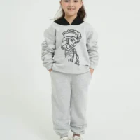 Grey Elsa Hoodie Tracksuit