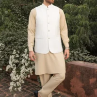 Milky White - Waistcoat Man - 3 Piec