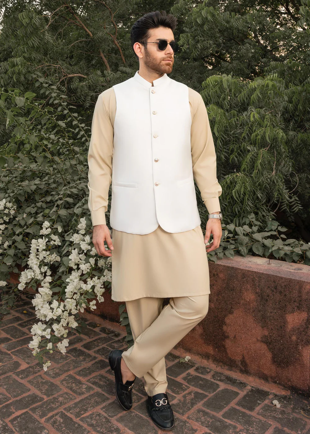 Milky White - Waistcoat Man - 3 Piec