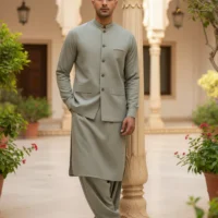 Sage Mist Heritage Suit-(3 Piece)